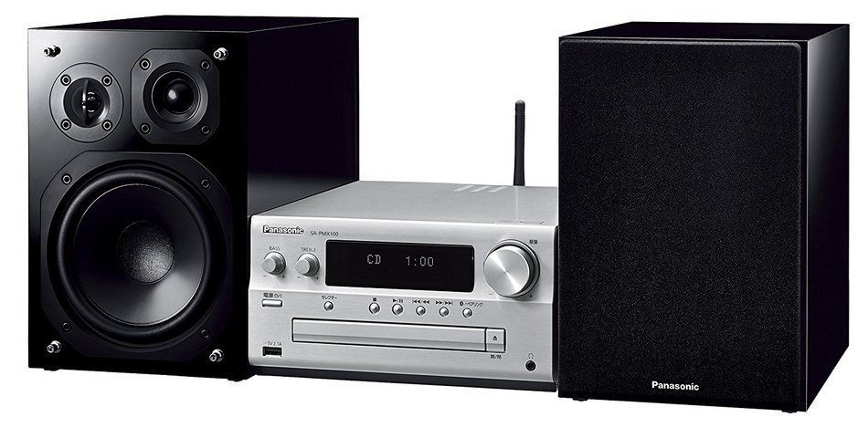 Panasonic CD stereo system hi-res sound source corresponding DLNA / USB-DAC Silver SC-PMX100-S N2