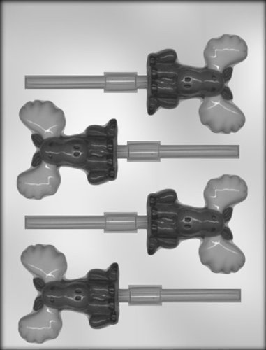 CK Products 3-Inch Moose Sucker Chocolate Mold