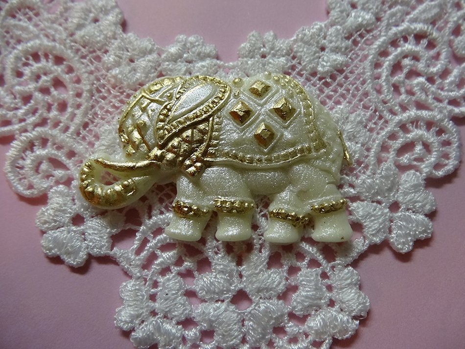 Hindu Elephant Silicone Mold By Oh! Sweet Art FDA Approved for Food N3
