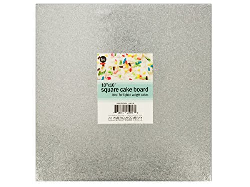 Bulk Buys HW716-96 Square Cake Board