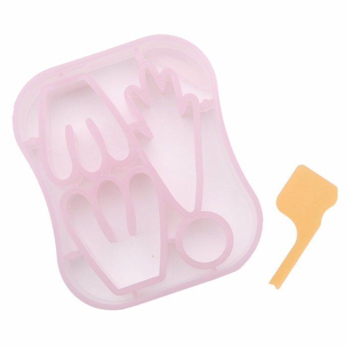 Clover Applique Mold, Rose Design N2
