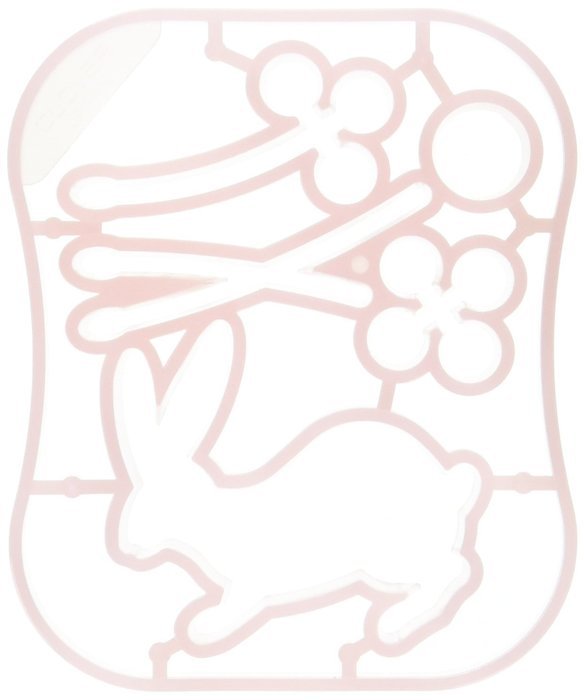 Clover Applique Mold, Rose Design N3