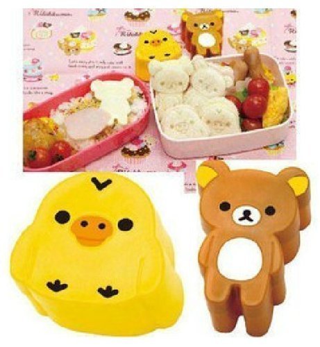 Chris's Home Rilakkuma Easily Bear / Nostril Diy Style Chicken Rice Bread Mold One Pair