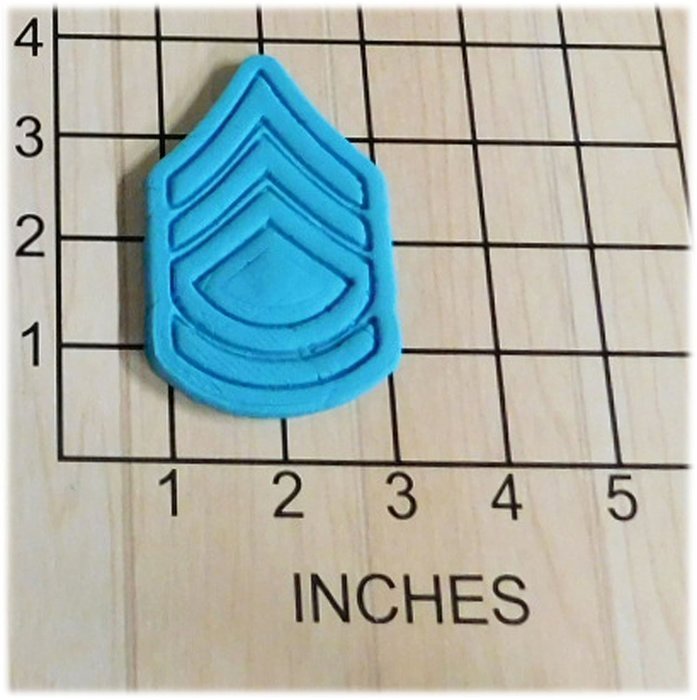 US Army Sergeant First Class Military Promotion Party Cookie Cutter and Stamp #1046 N2