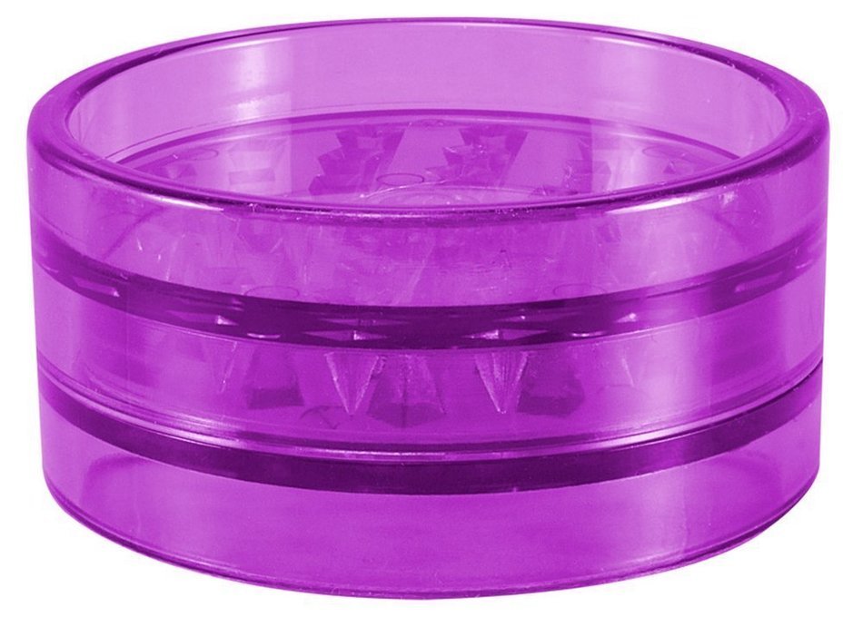 High-Quality Acrylic 2pc Grinder w/Magnet - Various Colors (White) N8