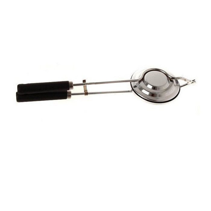 Home Round Pie Iron with Steel Sandwich Cooker Tool Perfect for Party and Camp(37.5x11cm)