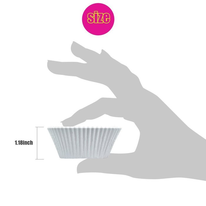Cupcake Wrappers 100 Filigree Artistic Bake Cake Paper Cups Little Vine Lace Laser Cut Liner Baking Cup Muffin... N3