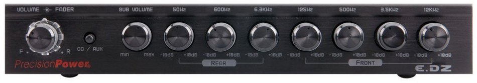 PRECISION POWER E.DZ 7-Band Dual-Zone Graphic Equalizer