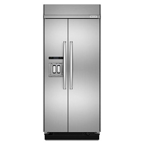 KitchenAid&reg; 20.8 Cu. Ft. 36-Inch Width Built-In Side-by-Side Refrigerator