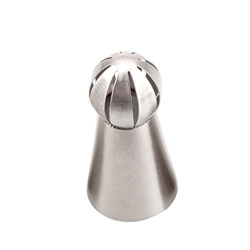 WXLAA Newest Russian Icing Piping Tips Nozzles Pastry Tips Fondant Cupcake Baking Tool Coupler - Sugar Buttercream... N6