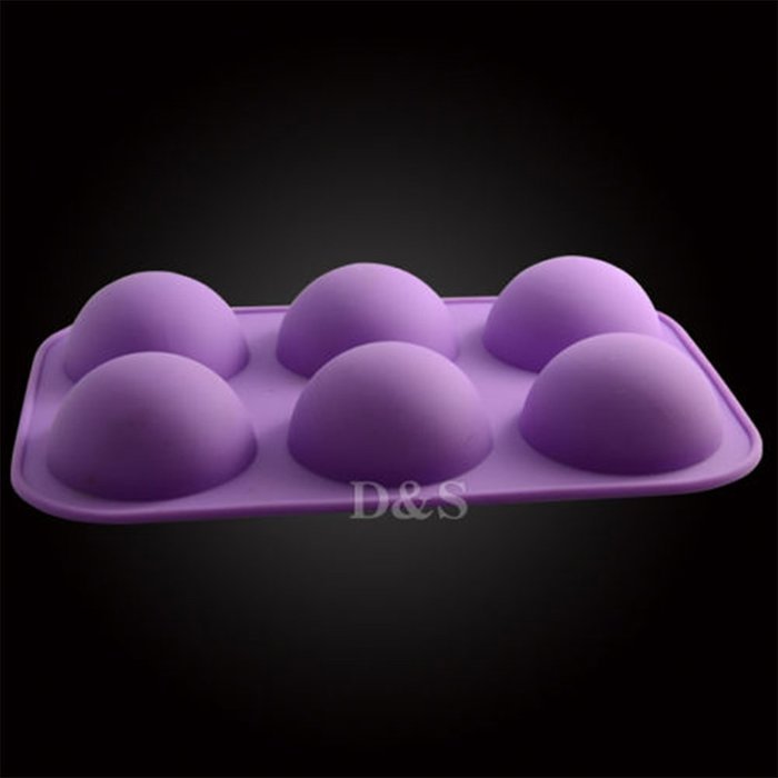 DANSPEED 3D Rose Flower Ball Heart Round DIY Candle Making Ice Cube Tray Chocolate Pudding Mold Cutter Silicone... N11