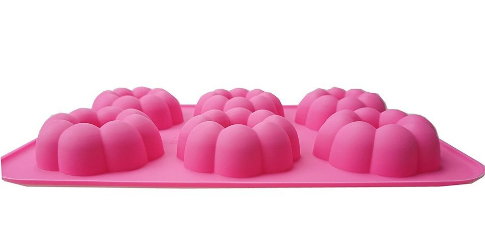 Bilipala 2 PCS Nonstick Silicone Donut Pan Pumpkin Cake Molds Muffin Cups Baking Tools N5