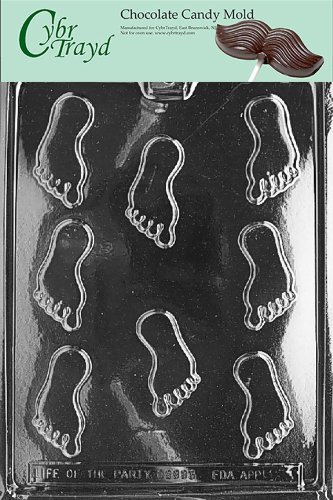 Cybrtrayd M023 Small Feet Miscellaneous Chocolate Candy Mold