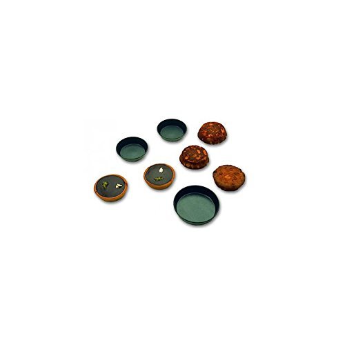 Matfer Cake/Quiche Mold, 3-3/4-by-3/4-Inch, 12-Pack