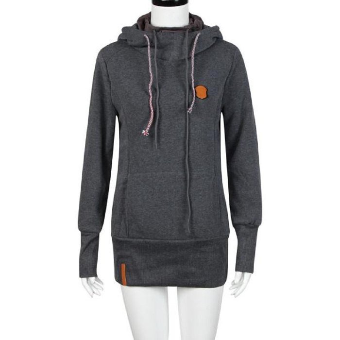 Hooded Tops,Morecome Womens Fashion Fitted Long Sleeve Pullover Shirt Coat N17
