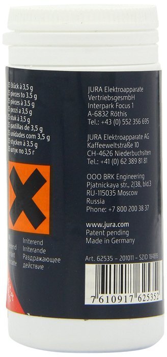 Jura Cleaning Tablets for all Jura Automatic Coffee Centers, 6-Count