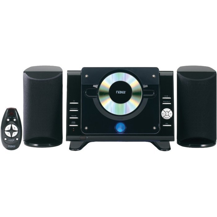 1 - Digital MP3/CD Microsystem with AM/FM Radio, Plays CD, CD-R/RW & MP3 discs, AM/FM radio with digital preset...