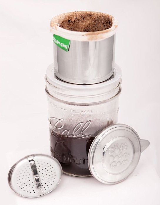 DOSE: Vietnamese Style Pour-Over Coffee and Tea Maker for Mason Jars N3