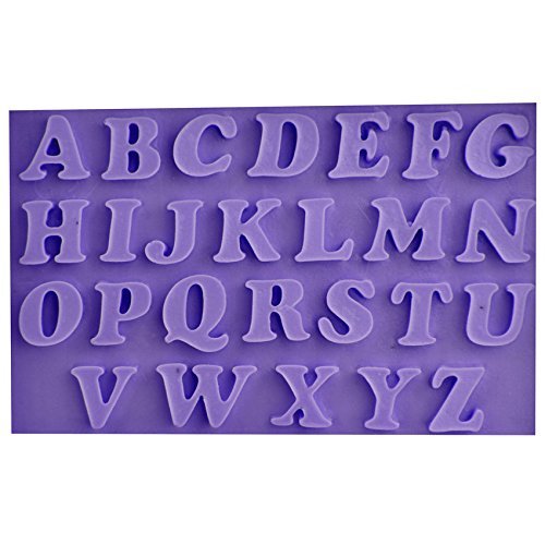 Let'S Diy ABC Alphabet Silicone Cake Molds Non-Stick Fondant Sugar Jelly Jello Ice Lace Moulds N2
