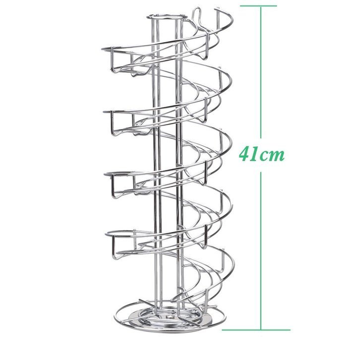 Toplife Nespresso Coffee Capsules Holder Carousel.Chrome N3