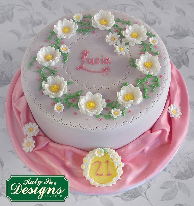 Miniature Frames - Floral Circle Embellishment Cake Mold