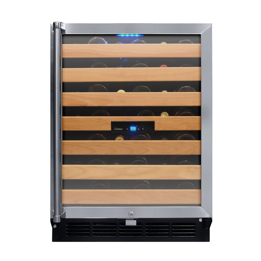 Vinotemp 50-Bottle Wine Cooler with Interior Display free image download
