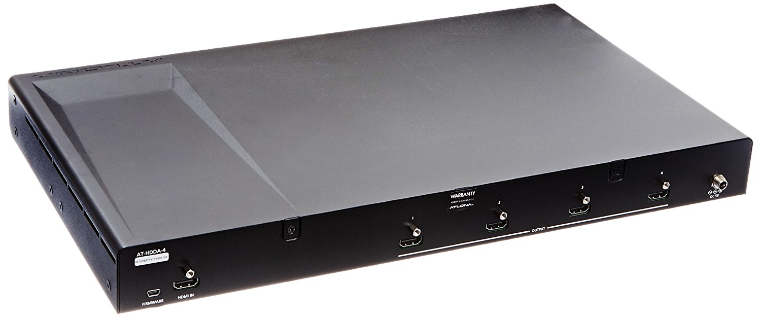 Atlona Technologies AT-HDDA-4 HDMI 1x4 Distribution Amplifier - 4Kx2K ...