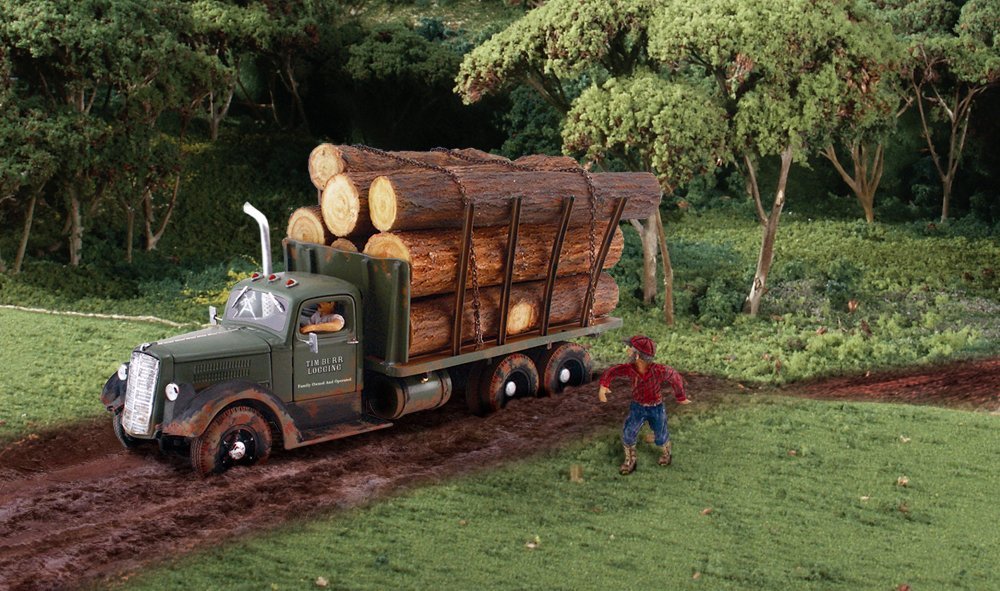 Woodland Scenics HO #5553 Scenic Accents(R) -- Tim Burr Logging Truck – TJ Model Trains - Foto 9
