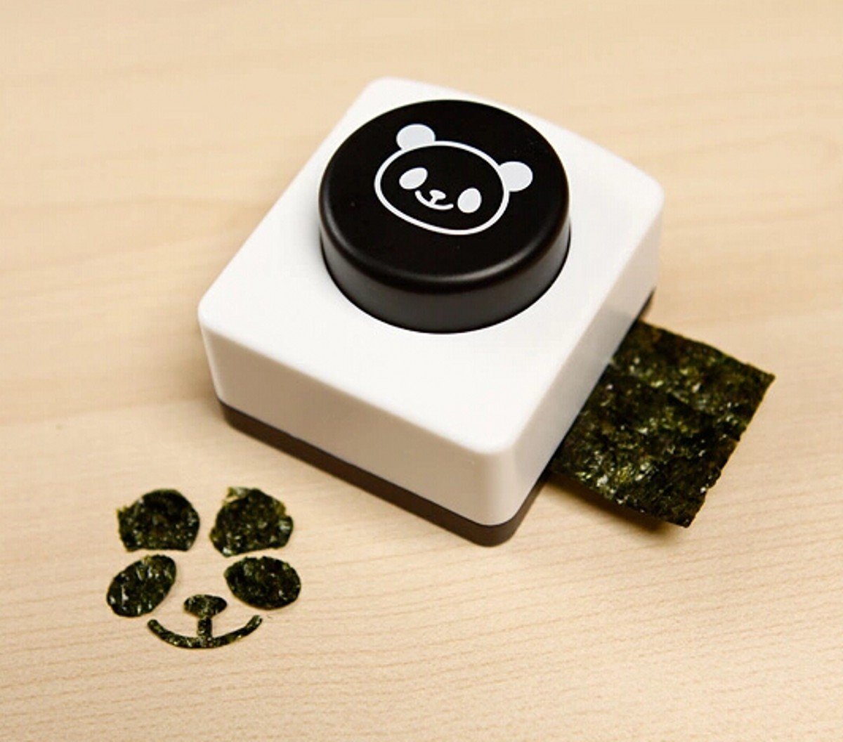 Funny Panda Shape Sushi Maker Rice Ball Onigiri Mold Mould + Nori Punch ...