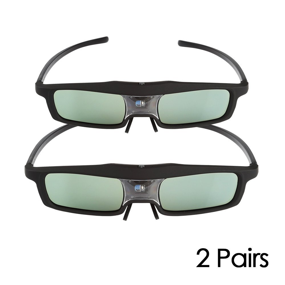 SainSonic 3D Active Shutter Glasses 10M 144Hz Rechargeable Infrared for ...