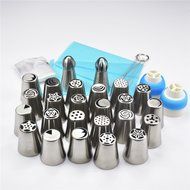 TANGCHU Russian Piping Tips Set Nozzle Cake Decoration Sphere Tips Icing Piping Tulip Cake Coupler Tool cake decorations... N13
