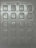 CK Products 1-1/4-Inch N-Initial Mint Chocolate Mold