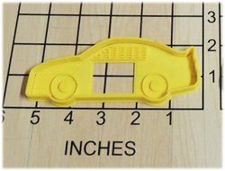 Race Car Shaped Cookie Cutter and Stamp fits with NASCAR theme #1190