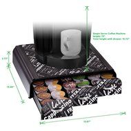 Mind Reader Anchor' Coffee Pod Storage Drawer for 50 Nespresso Capsules, White N45
