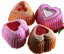 Wilton Dimensions 6-cup Cast-aluminum Mini-hearts Pan N2
