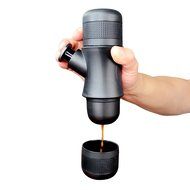 Newtripod Portable Hand Held Espresso Maker,Coffee Maker for Travel,Hiking,Camping (Red)