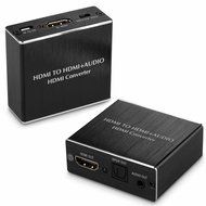 ROOFULL 4K x 2K HDMI Audio Extractor Converter HDMI to HDMI and Optical TOSLINK SPDIF with 3.5mm Stereo Mini HDMI... N2