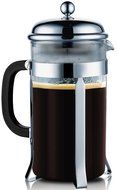 YAMO Premium Coffee French Press - French Press Coffee Maker - French Coffee Press 8 Cup (1 liter, 34 oz), Chrome