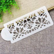 Y&amp;XL&amp;H Damask Cake Stencil Set, Cake Border Stencils Set,Cake Side Design Stencil, N5