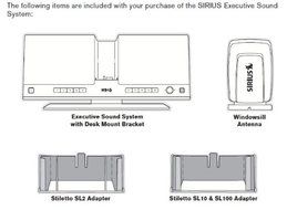 Sirius SLEX2 Stilletto Universal Executive Sound System N3
