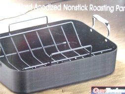 Member's Mark Professional 16" Hard Anodized Nonstick Roasting Pan with "V" Rack N2