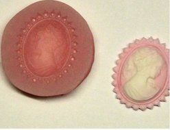 Oasis Supply Medallion Madonna 2 Mold, Silicone
