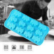 Deik 4 pieces Premium Silicone Molds for Candy, Chocolate, Ice Cube, Baking, Building of Cute Shell, Love Heart... N8