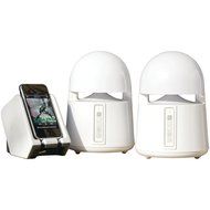 Grace Digital GDI-AQBLT300B Indoor/Outdoor Wireless Speakers with Dual Powered Transmitter for iPhone, Smartphone... N2