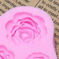 Elinka 4 Size Roses Flower Silicone Cake Mould Chocolate Sugarcraft Decorating Fondant Fimo Tool Gift N5