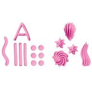 Wilton 704-0192 Icing Pouch with Tips, 8-Ounce, Pink N2