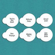 Sher Encouragement Lettering Cupcake Stencil Set, Cupcake Stencil, Stencil for Cake Decorating,