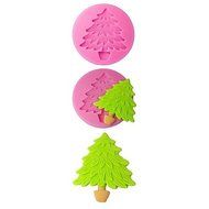 Sher FOUR-C Silicone Cupcake Mold Christmas Tree Fondant Mould,Cake Decorating Tools Supplies,Fondant Decoration...