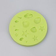 Sher Sea Shells Summer Beach CupCake Decoration Silicone Fondant Mold Sugarcraft Tools Polymer Clay Chocolate... N2