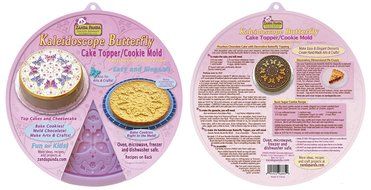 Zanda Panda 9-Inch Kaleidoscope Butterfly Mold, Lavender Frost